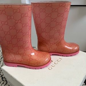 Gucci rain boots